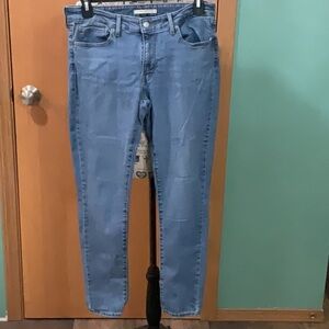 Levi's Blue Skinny Jeans Stretchy Denim